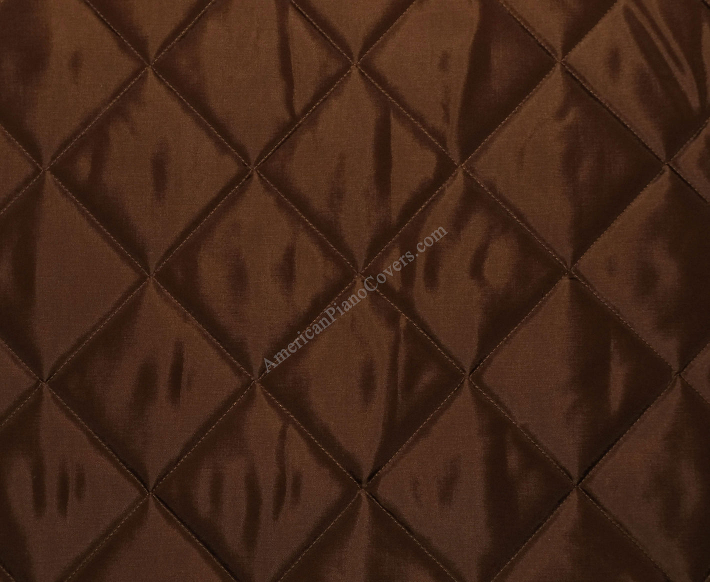 brown premium quilt piano cover material