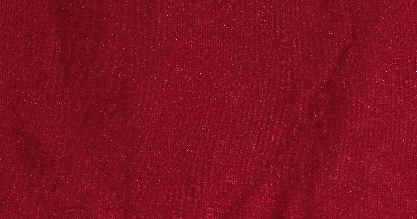 Yamaha U1 Piano Cover - Burgundy Velvet Material
