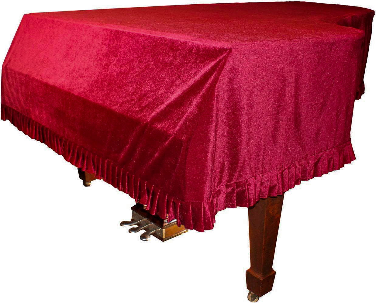 Premium Red Velvet Piano Cover - Generic Sizes