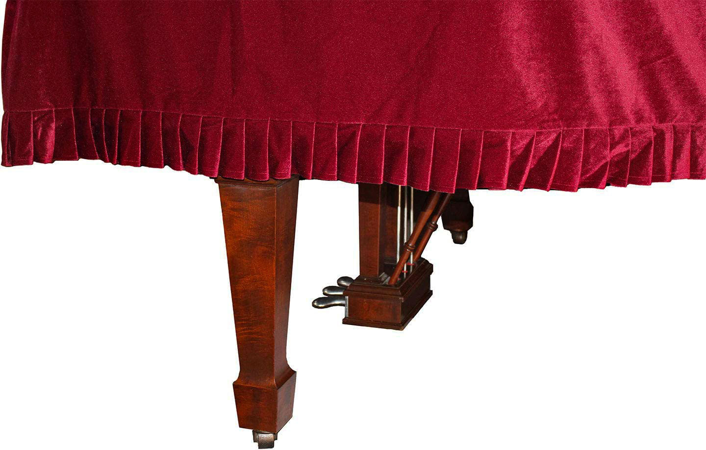 Premium Red Velvet Piano Cover - Generic Sizes