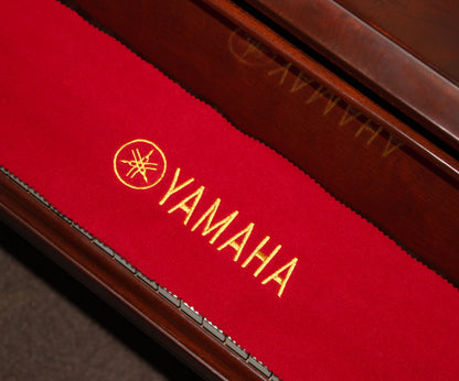 yamaha felt piano key cover red with gold embroidery