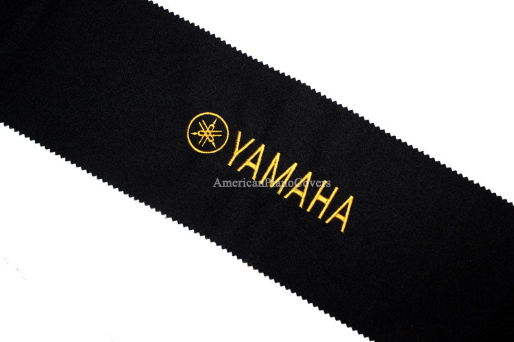 Yamaha black felt piano key cover