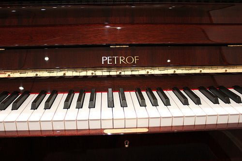 Petrof grand piano cover