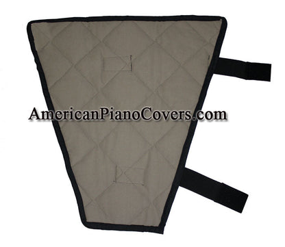 piano leg protection quilted cover
