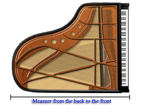 how to measure a grand piano