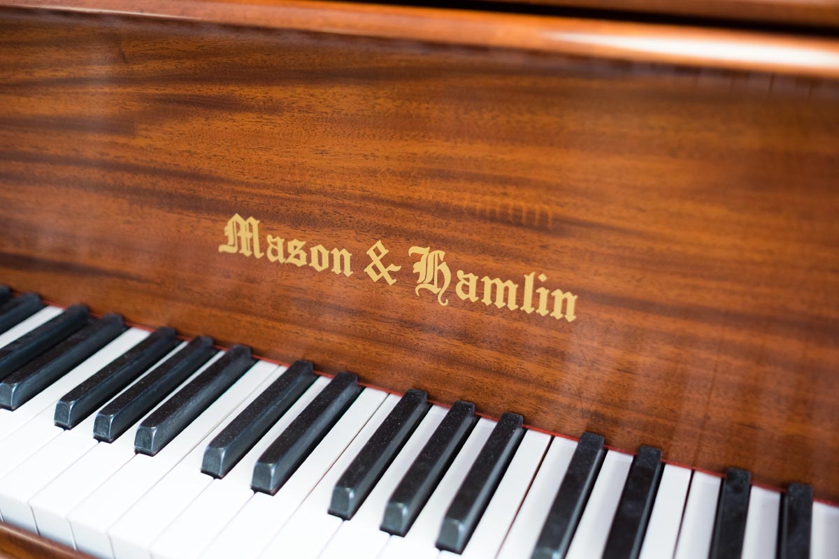 Mason and Hamlin grand piano cover
